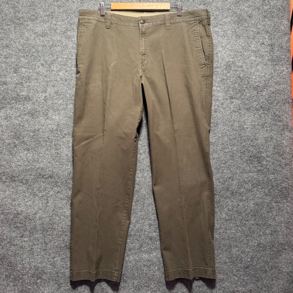 Columbia Pants 40x30 Stretch Chino Pants Olive Brown Utility Pocket Regular Fit‎